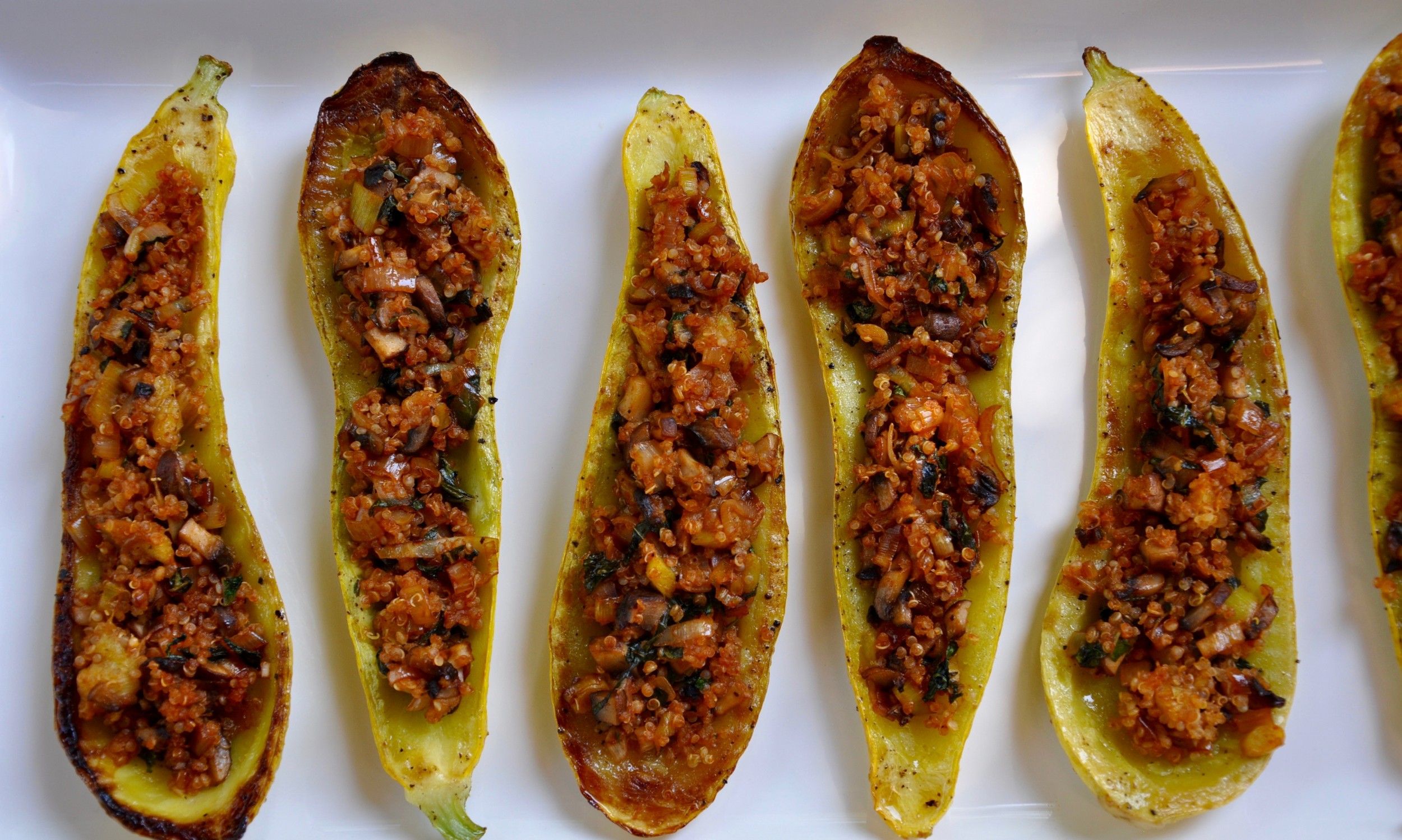 Stuffed Summer Squash - Real Healthy Recipes