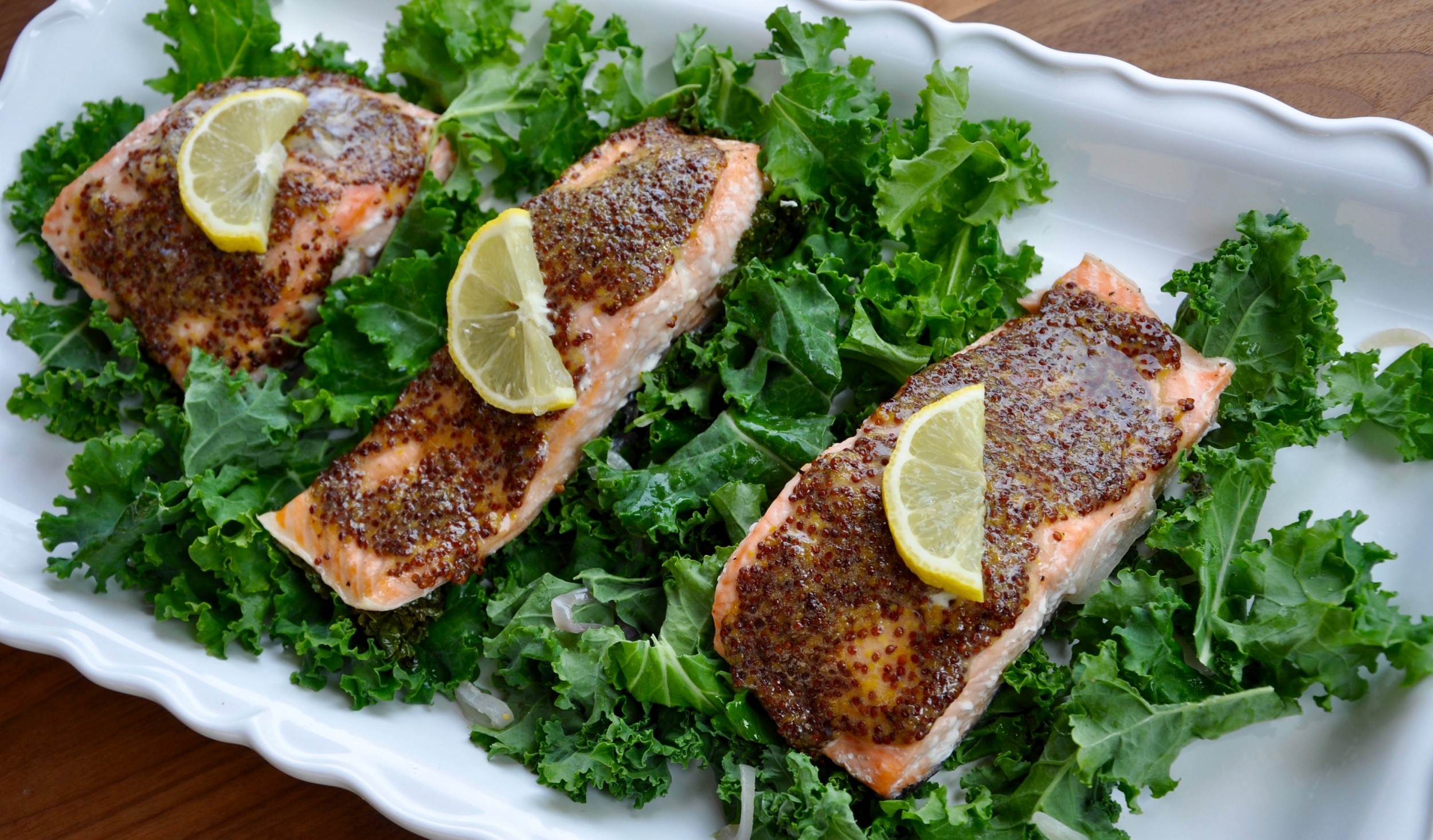 Honey Mustard Salmon - Real Healthy Recipes