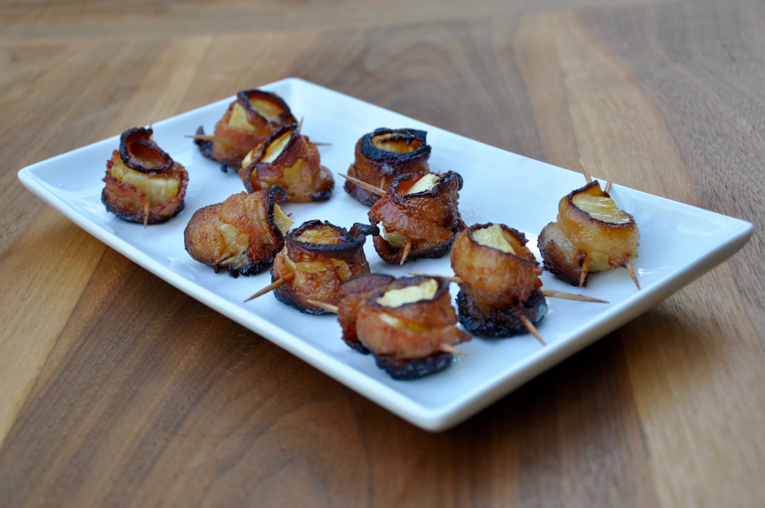 Bacon Wrapped Pineapple - Real Healthy Recipes