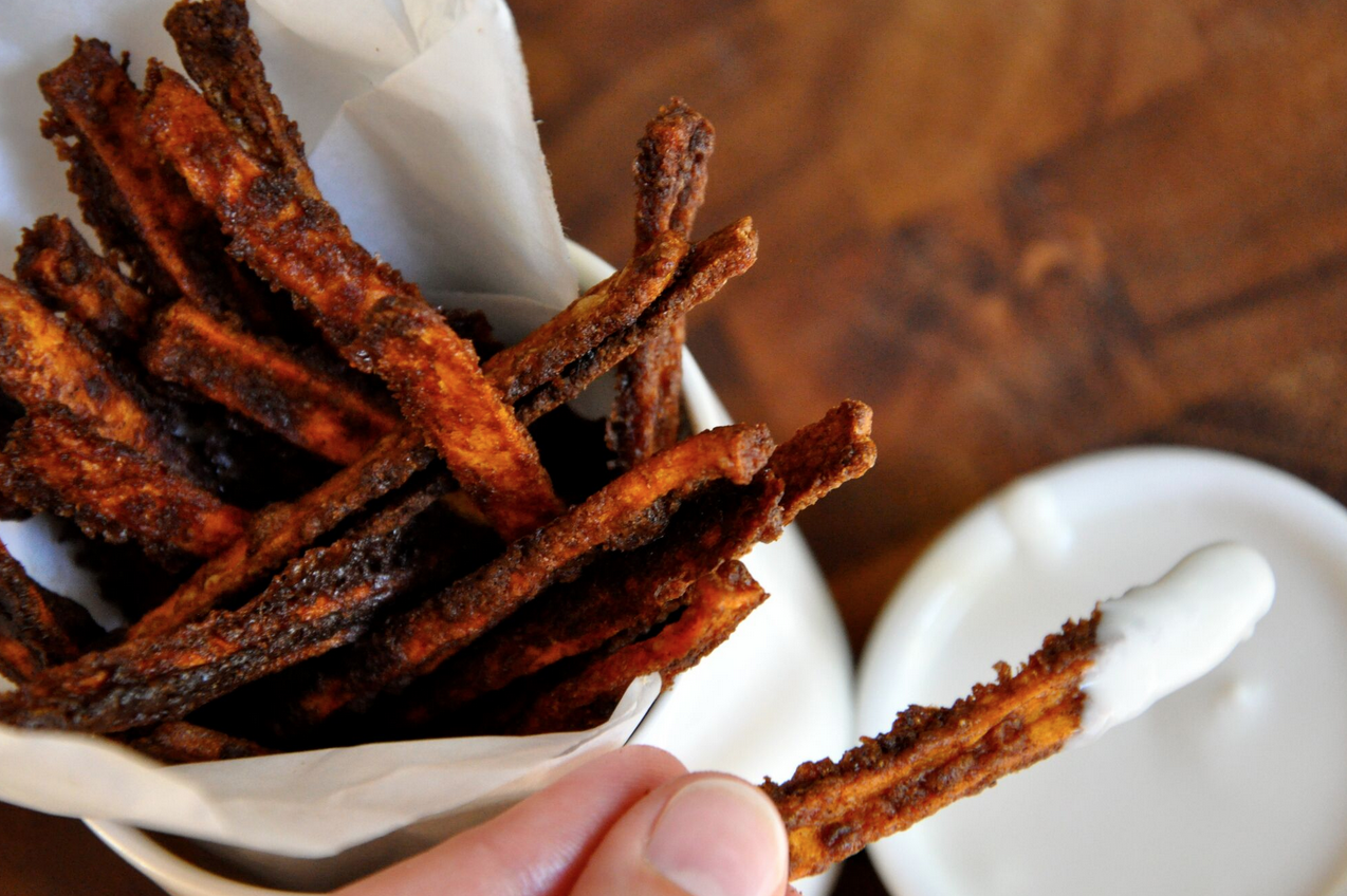 Sweet Potato Fries with Maple Dip Real Healthy Recipes