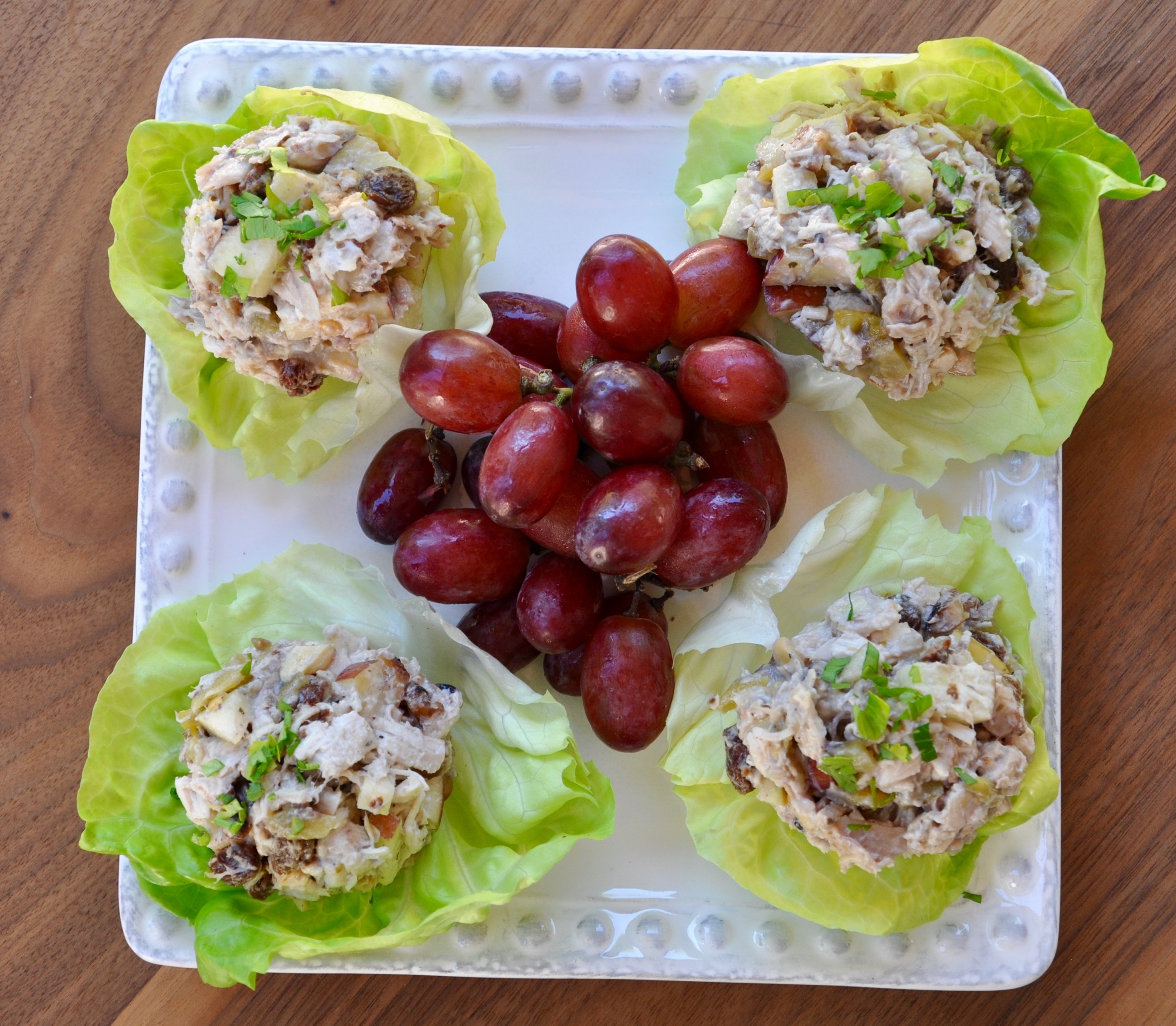 Chicken Lettuce Boats - Real Healthy Recipes