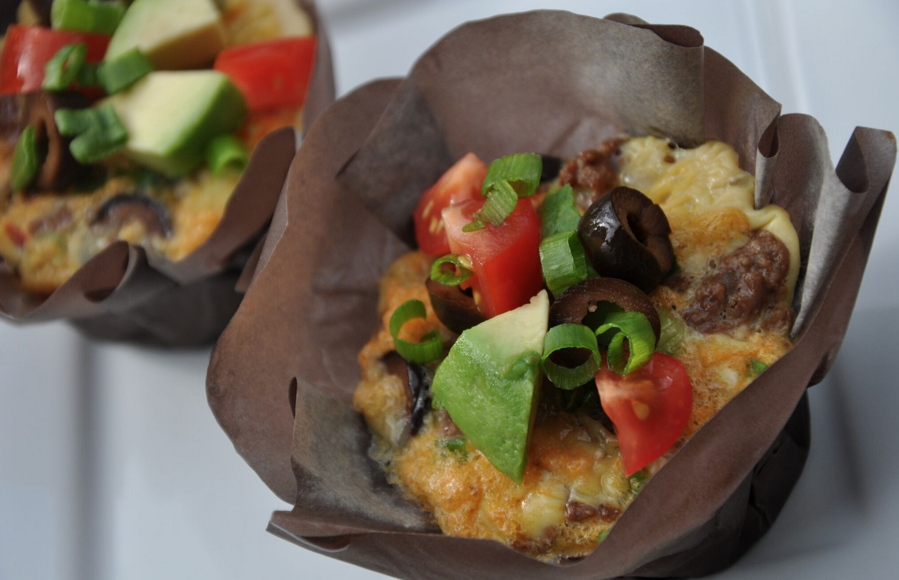Taco Egg Muffins - Real Healthy Recipes