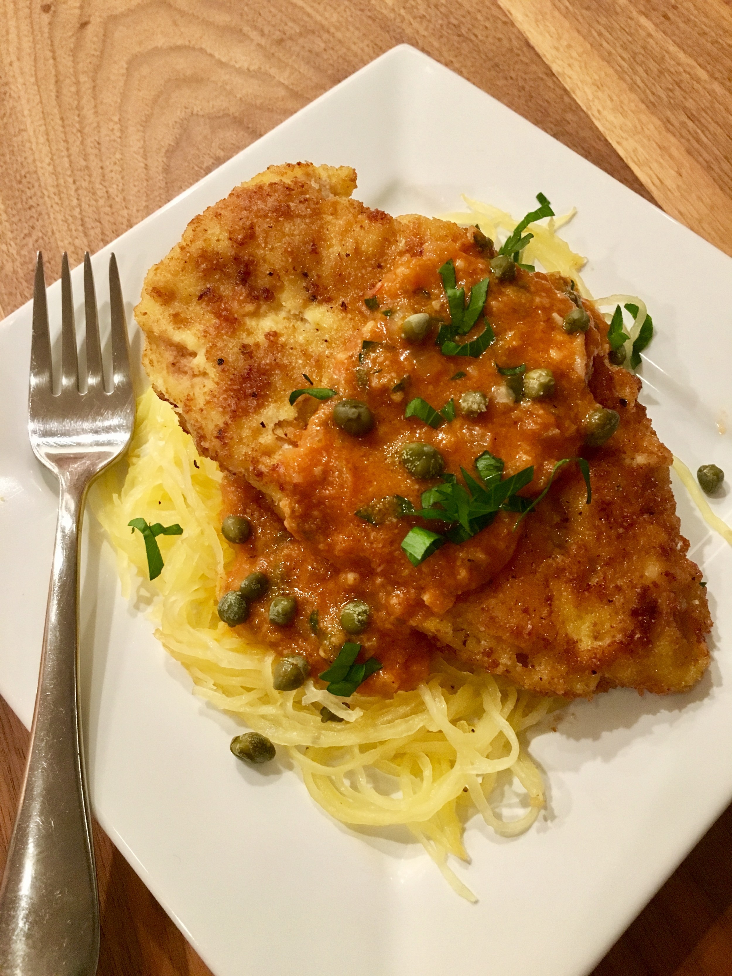 Crispy Chicken Cutlet with Lemon Caper Sauce Real Healthy Recipes