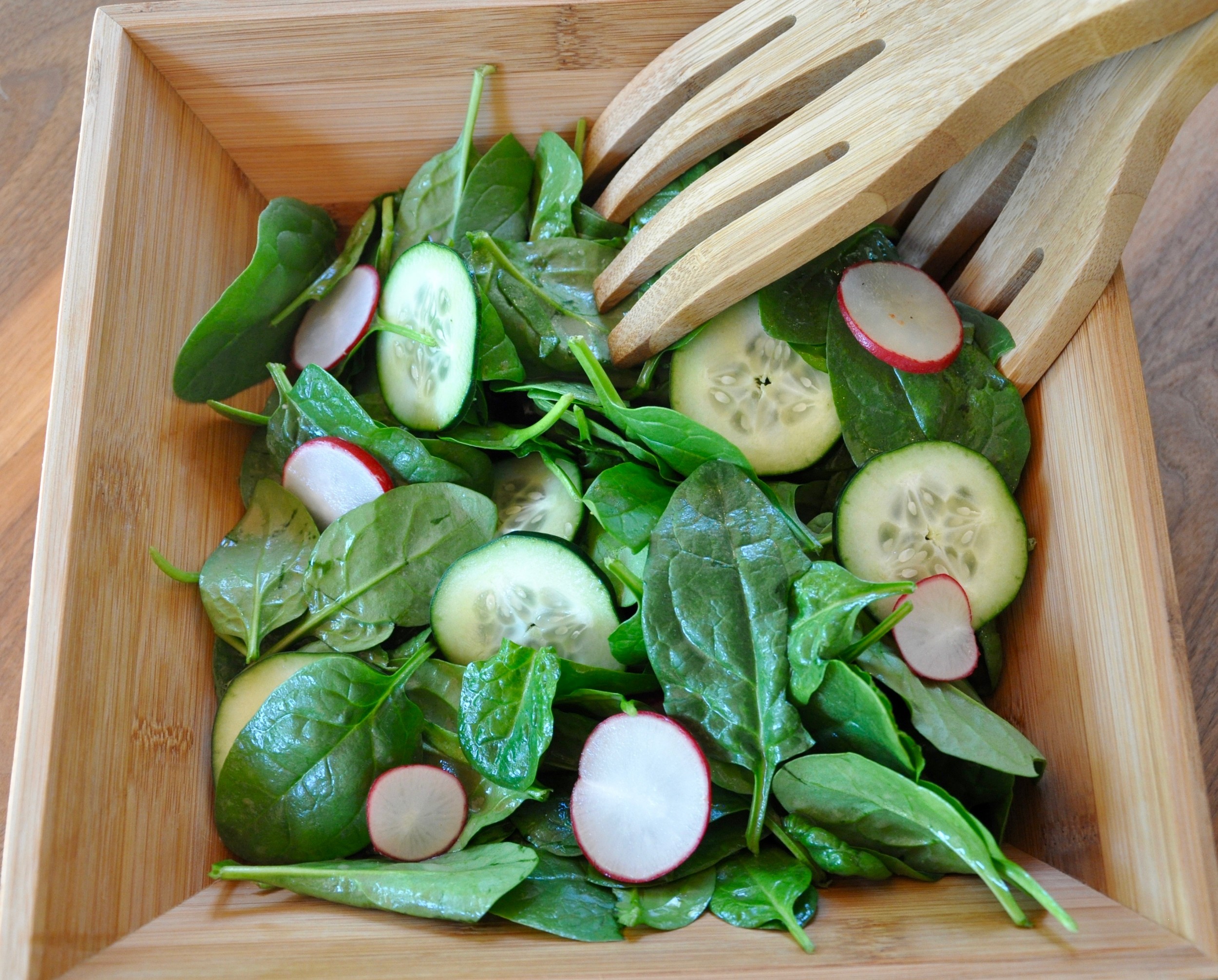 Asian Spinach Salad - Real Healthy Recipes