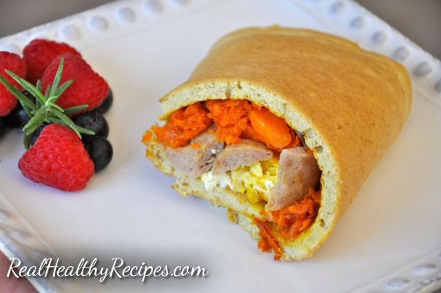 Breakfast Burrito - Real Healthy Recipes