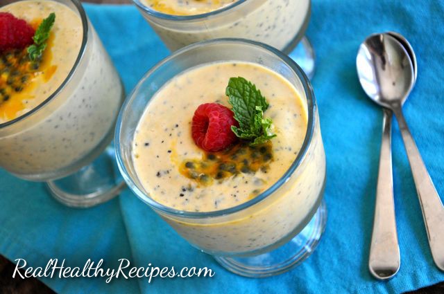 Passion Fruit Protein Mousse - Real Healthy Recipes