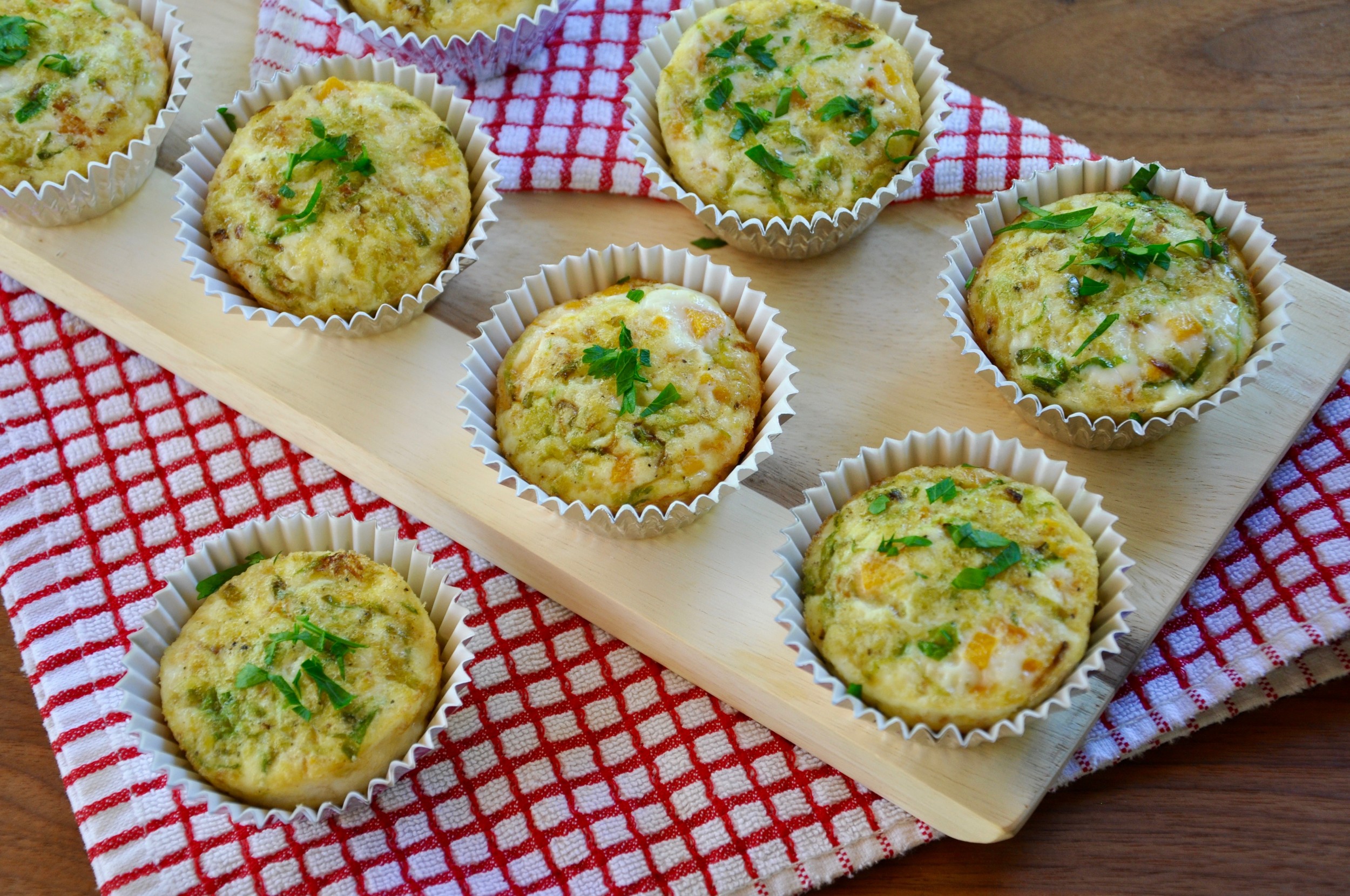 Egg White Muffins with Kabocha and Brussels Sprouts Real Healthy Recipes