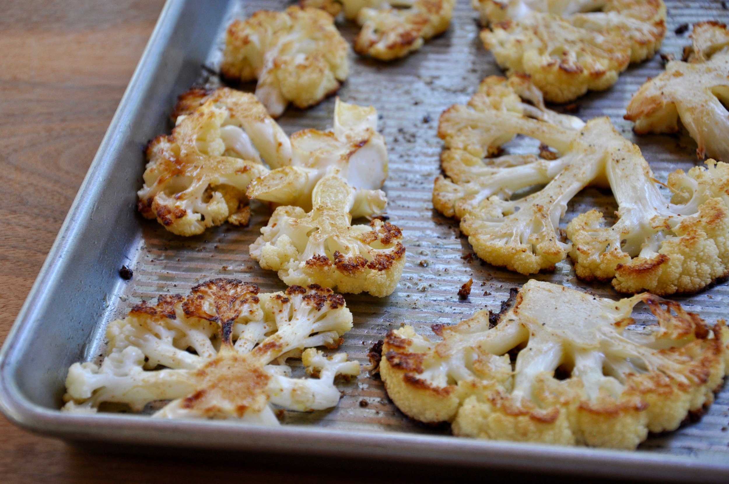 Roasted Cauliflower Steaks - Real Healthy Recipes