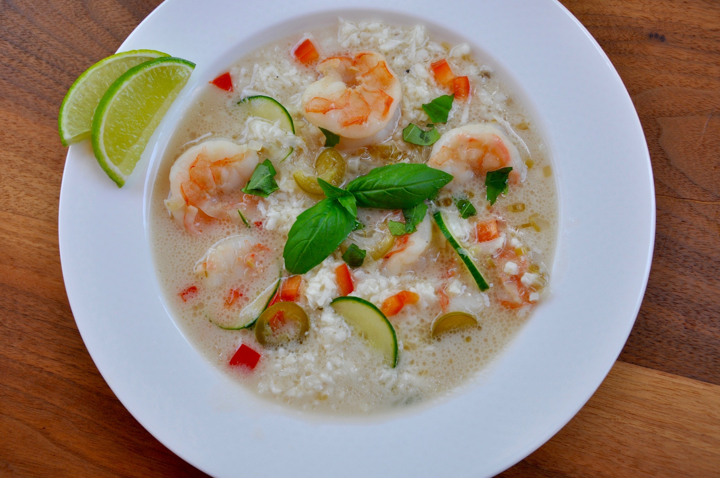 Thai Coconut Shrimp Soup - Real Healthy Recipes