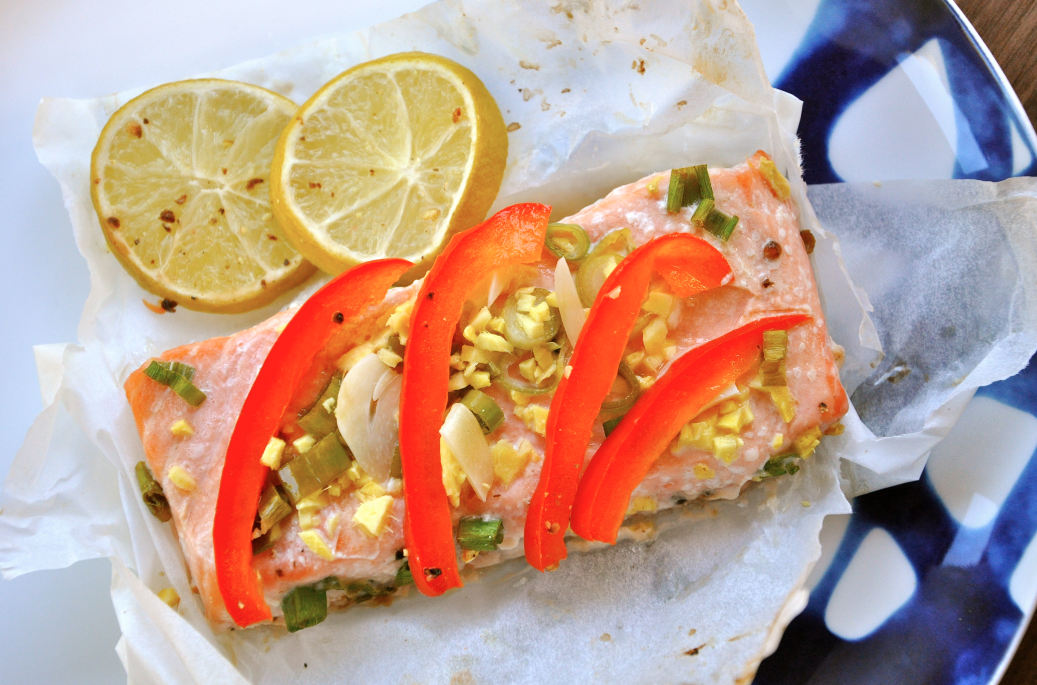 Baked Ginger Lime Salmon - Real Healthy Recipes
