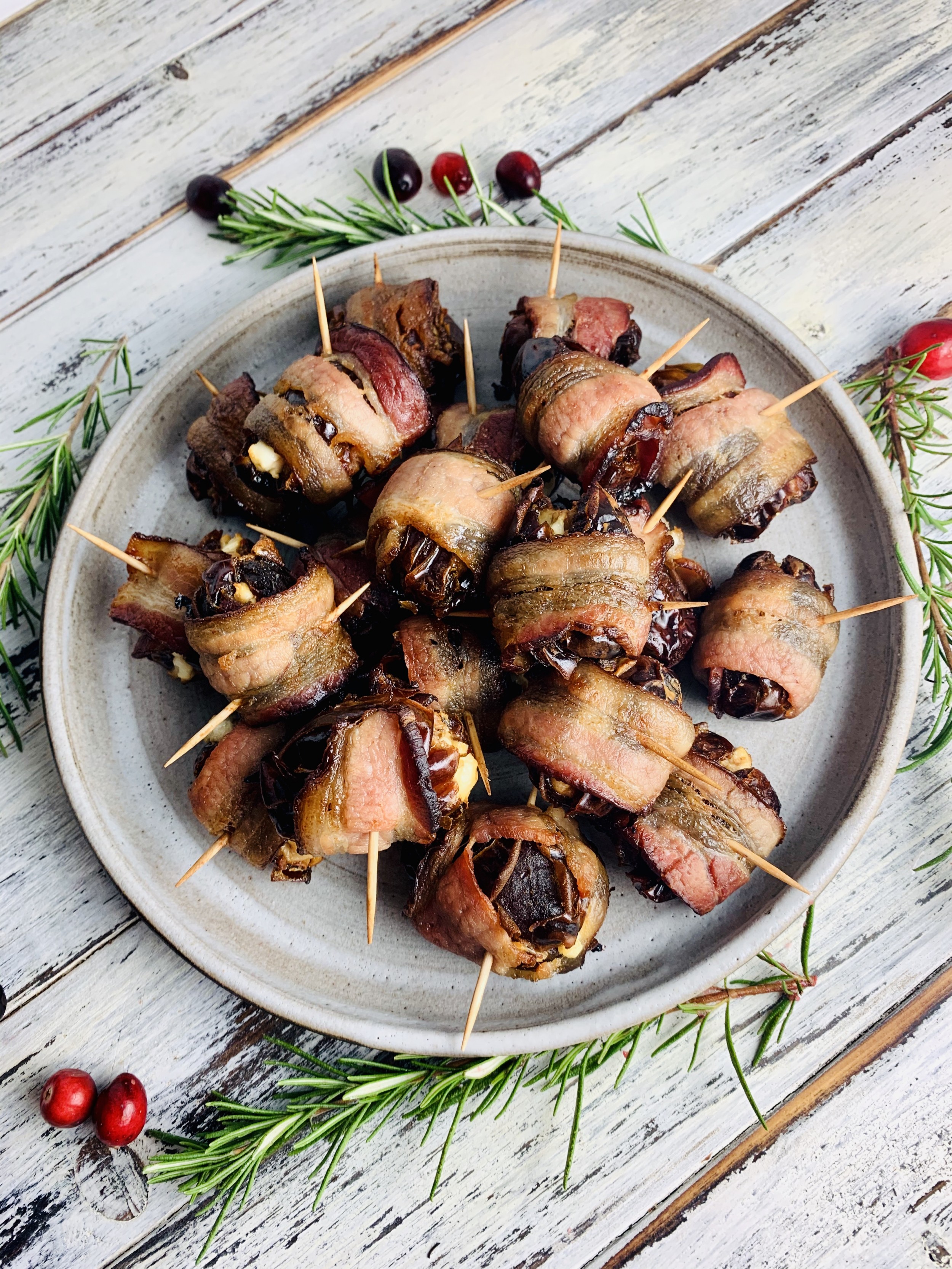 Stuffed Bacon Wrapped Dates Real Healthy Recipes