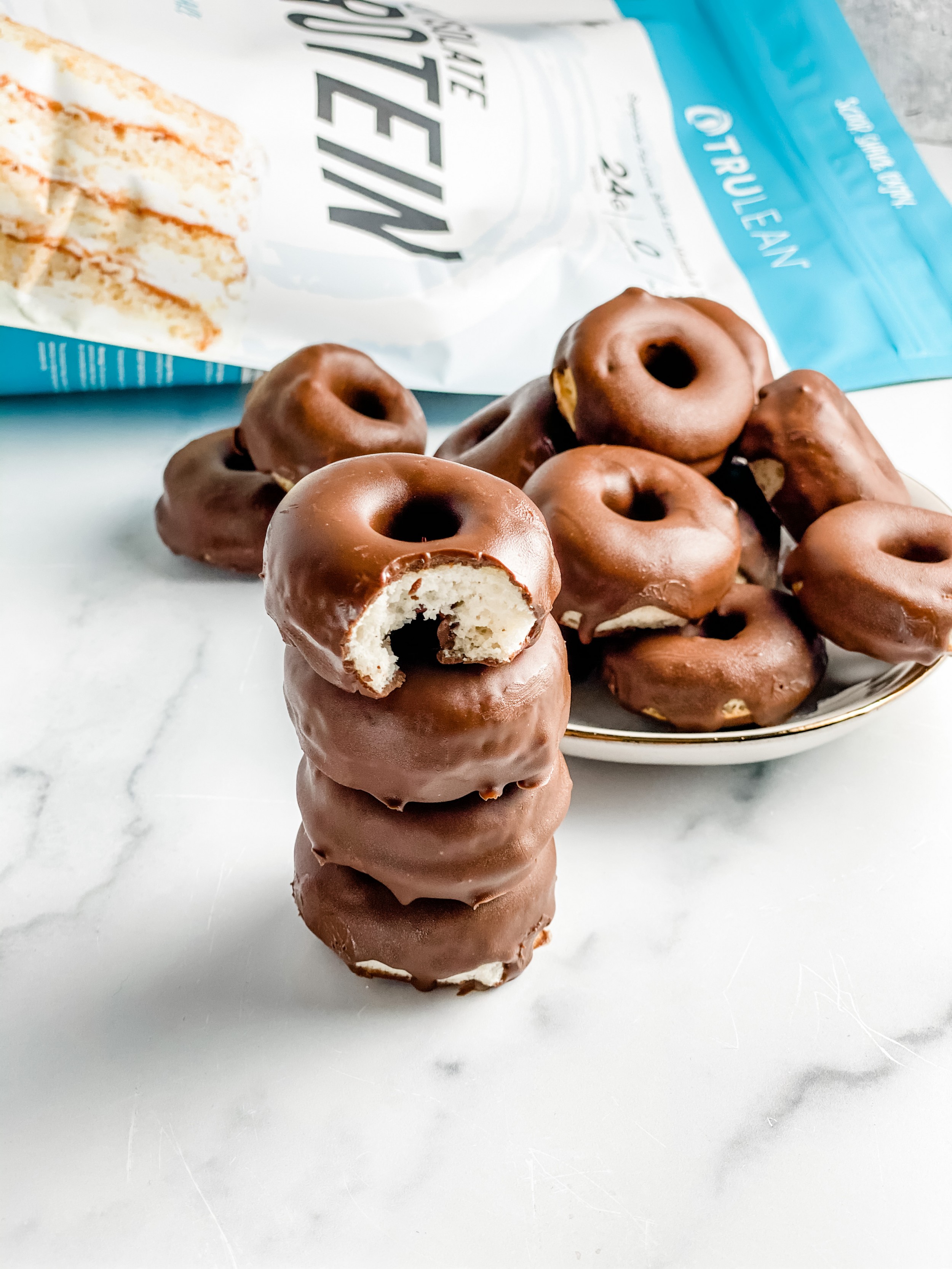Chocolate Glazed Protein Donuts Real Healthy Recipes