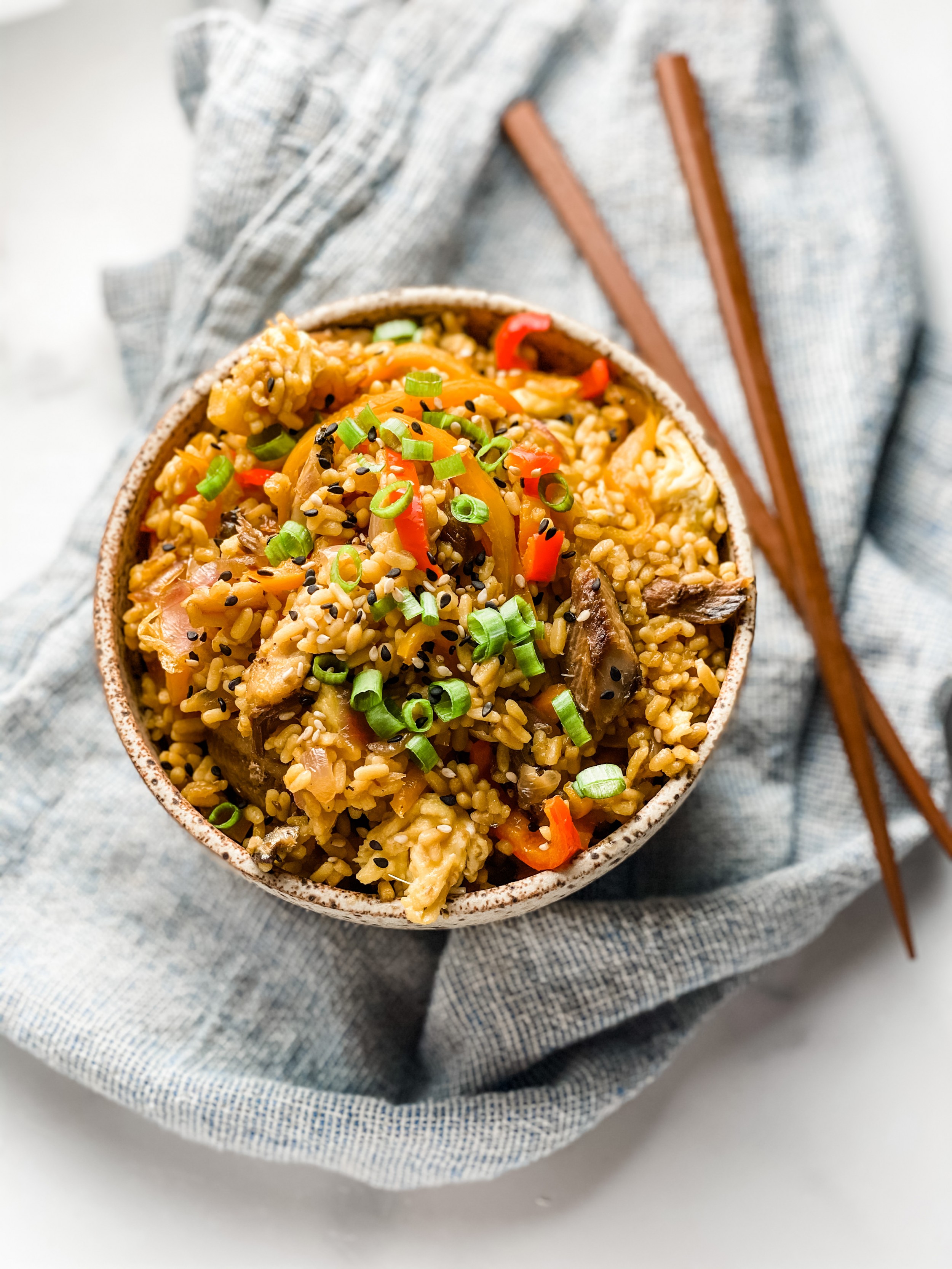 Sardine Stir Fried RIGHT Rice - Real Healthy Recipes