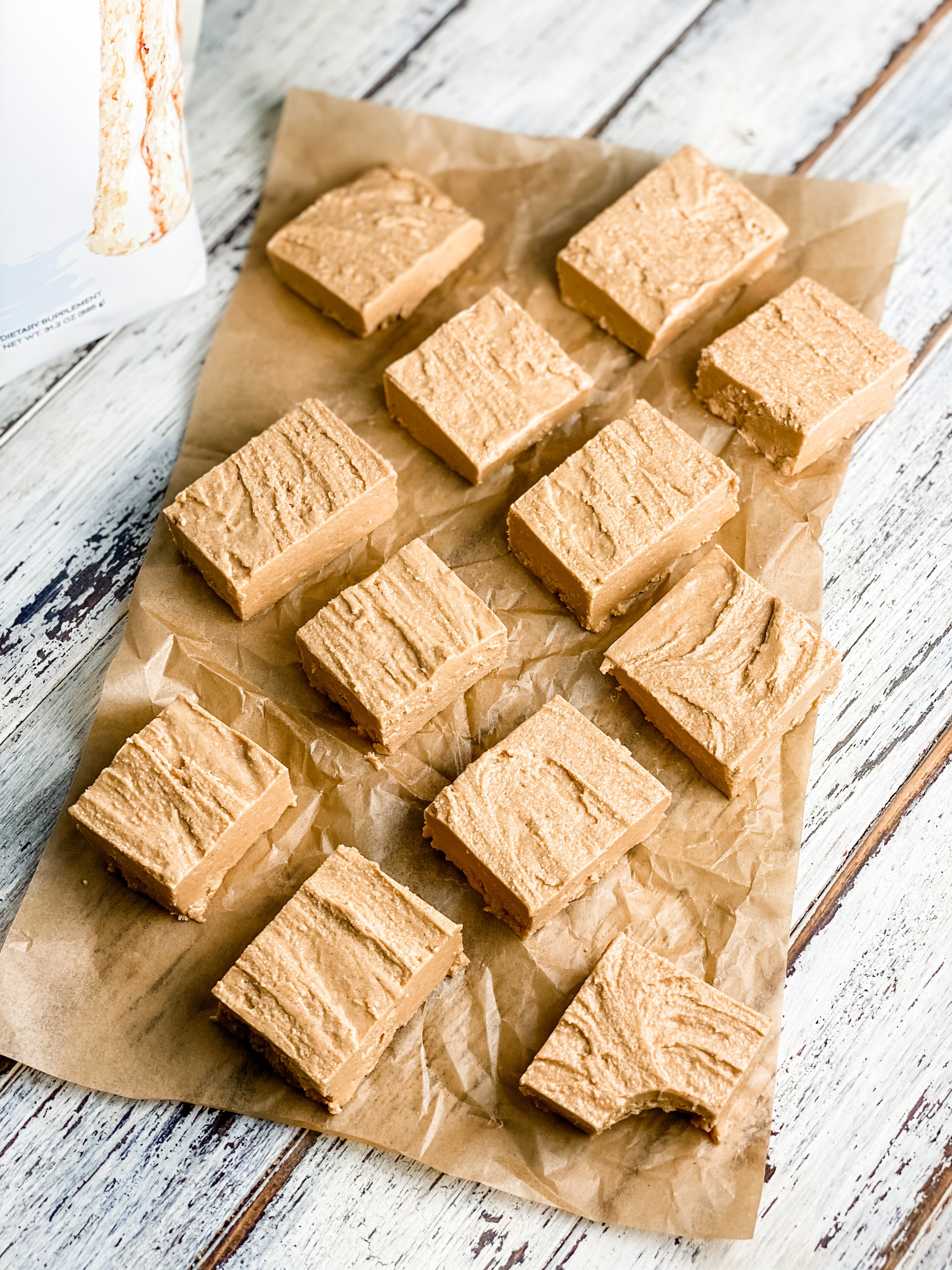 Peanut Butter Protein Freezer Fudge - Real Healthy Recipes