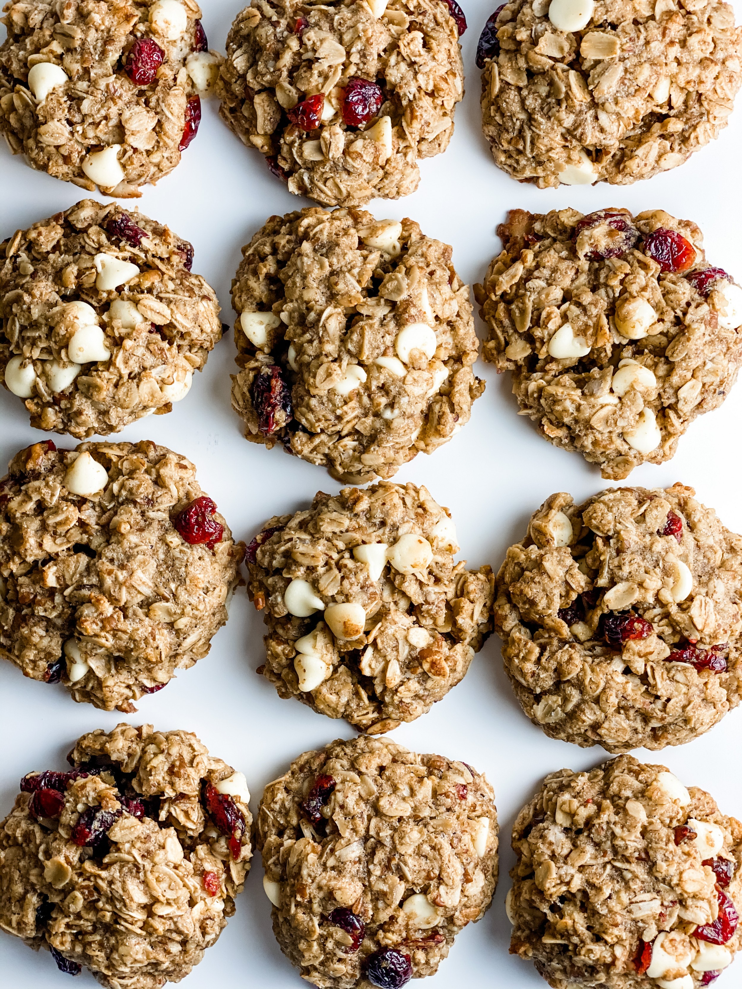 White Chocolate Cranberry Cookies - Real Healthy Recipes